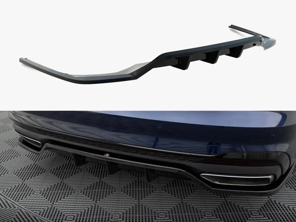Maxton Design Rear Splitter (Vertical Bars) V2- Audi B9 A4 S-Line (Facelift) 1