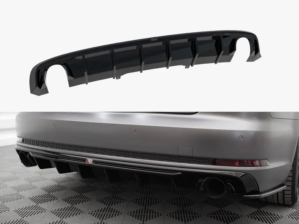 Maxton Design Rear Diffuser - Audi B9 A4 S-Line (Pre-Facelift) 1