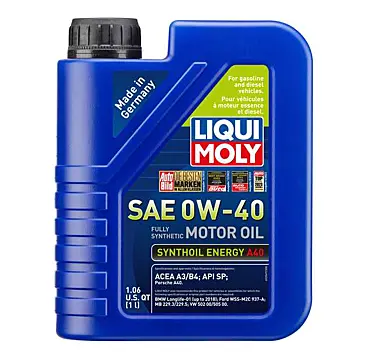 Liqui Moly Synthoil Energy A40 Engine Oil Sae 0W-40 (1-Liter) 1