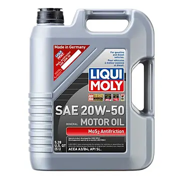 Liqui Moly Mos2 Antifriction Motoroil Sae 20W-50 1