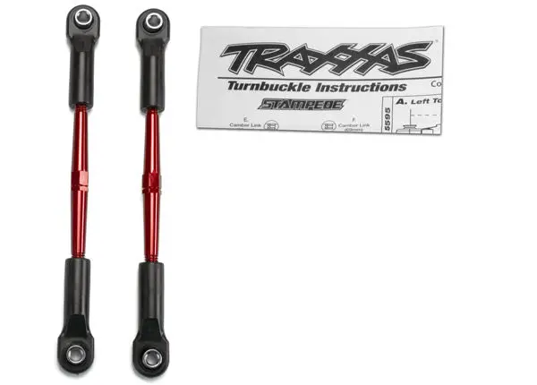 2336X Turnbuckles, Aluminum (Red-Anodized), Toe Links, 61Mm (2) 1