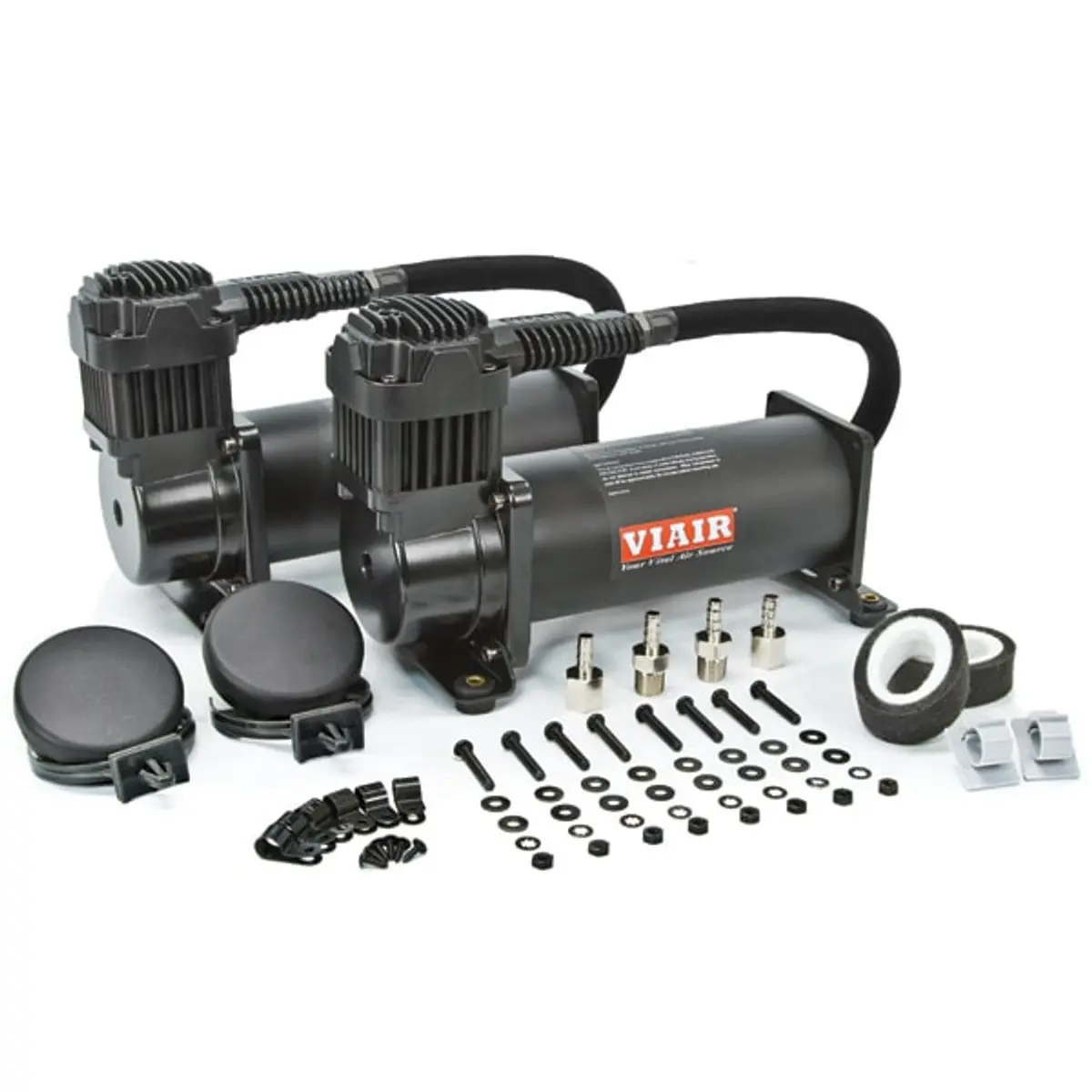 Air Lift Performance Viair 444C Dual Pack Compressor Stealth Black - 200 Psi 1