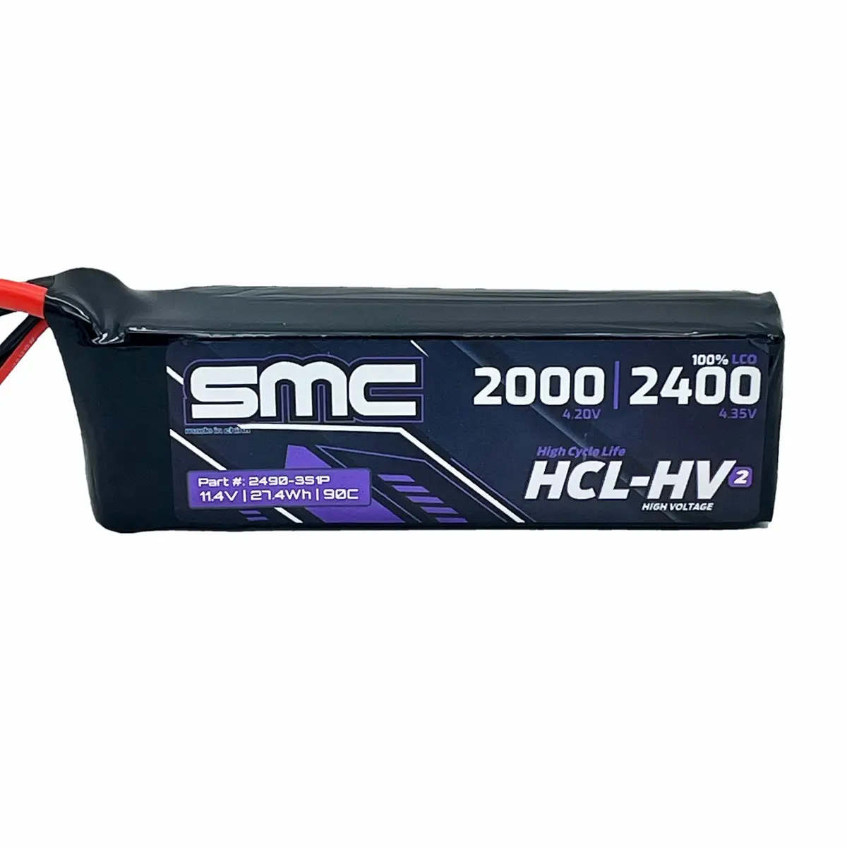 Smc Hcl-Hv2 Flight 11.4V/3S-2400Mah-90C 1