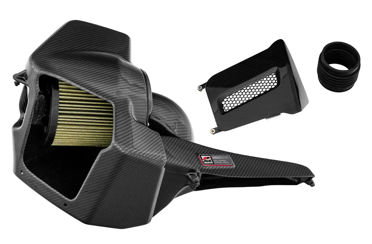 Awe Airgate™ Carbon Fiber Intake For Audi B9 A4 / A5 2.0T - With Lid 1