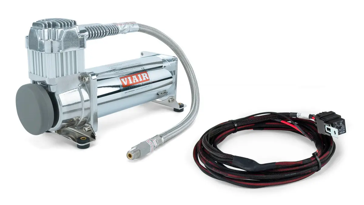 Air Lift Performance 2Nd Compressor Kit (Viair 444C Chrome Compressor + Harness) 1