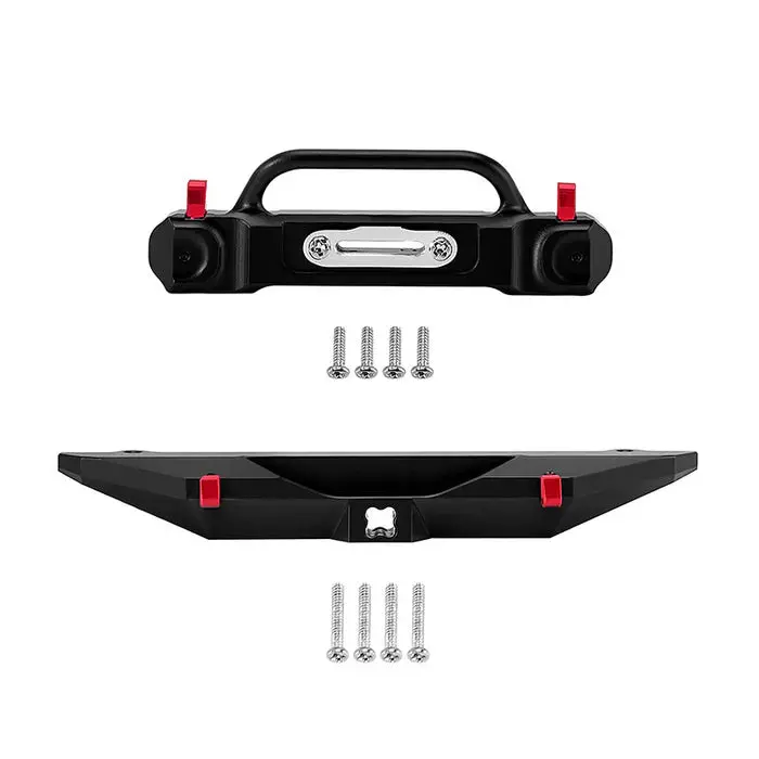 Injora Aluminum Front Rear Bumper For 1/30 Scx30 Jlu 1