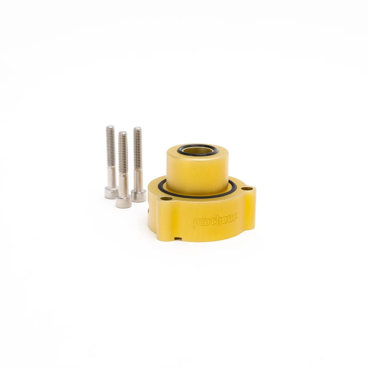 Pwrhaus Fsi Ea113 & Tsi Ea888 2.0T Diverter Valve Spacer - Gold Edition 1