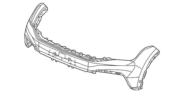 Tiguan R-Line Front Bumper Cover (2022-2024) 1