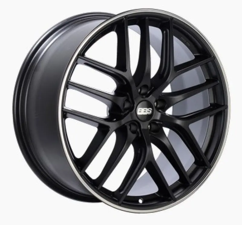 Bbs Cc-R 19X9 5X112 Et42 Satin Black Polished Rim Protector Wheel -82Mm Pfs/Clip Required 1