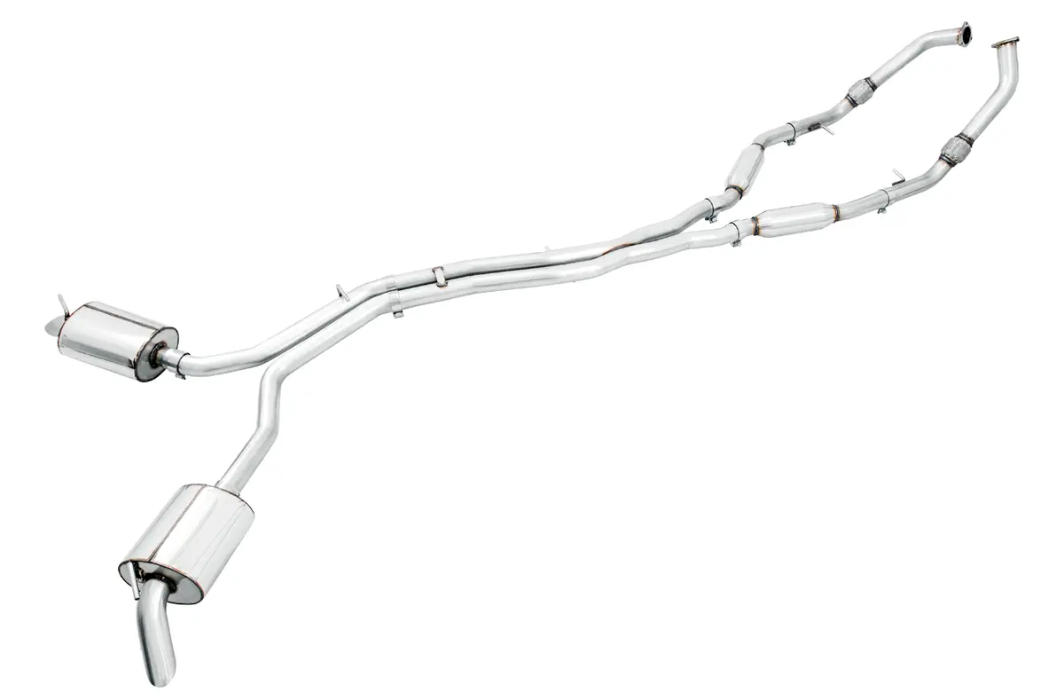 Awe Touring Edition Exhaust For Audi B9 Sq5 - Resonated - No Tips (Turn Downs) 1