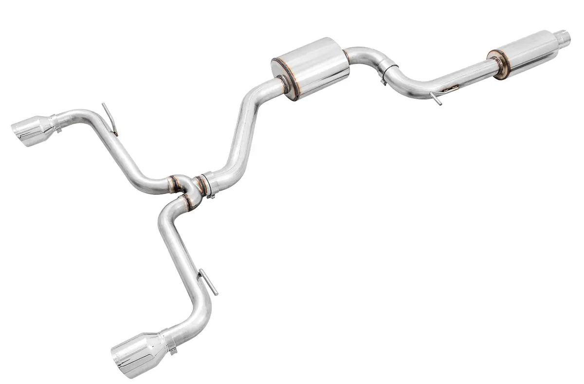 Awe Touring Edition Exhaust For Vw Mk7.5 Gti - Chrome Silver Tips 1