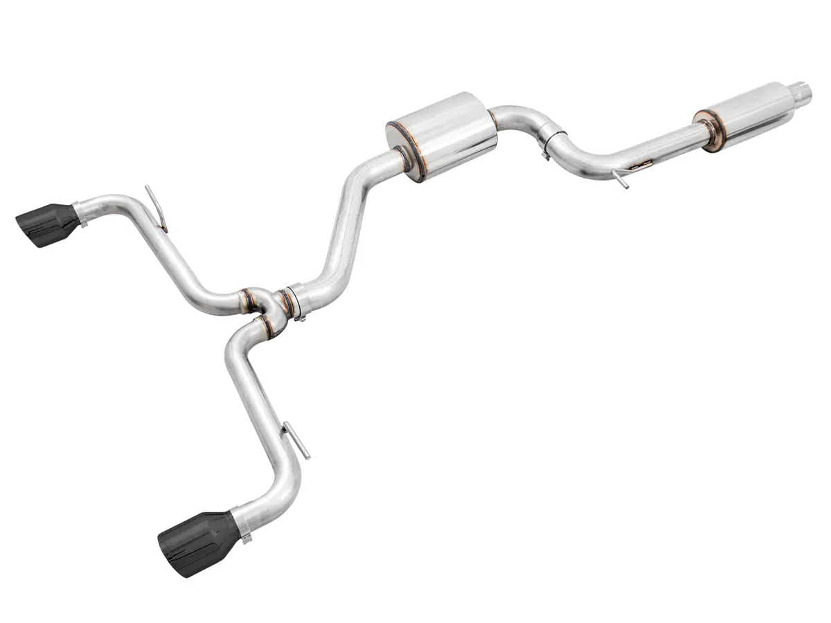 Awe Touring Edition Exhaust For Vw Mk7.5 Gti - Diamond Black Tips 1