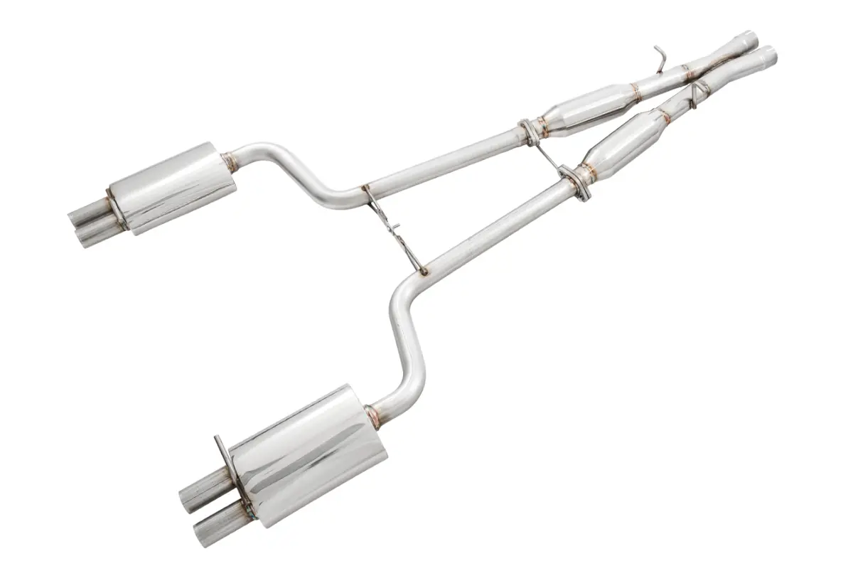 Awe Touring Edition Exhaust For Audi B7 S4 - Chrome Silver  Tips 1