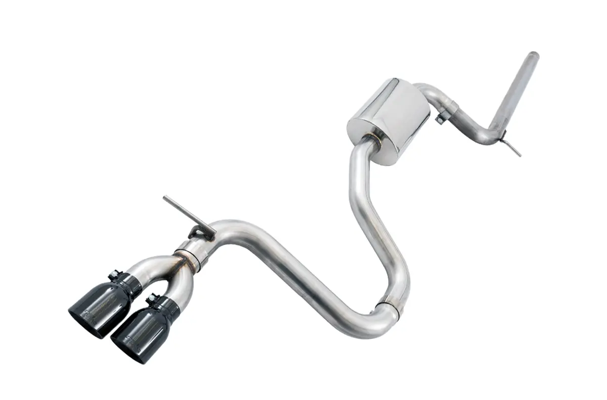 Awe Track Edition Exhaust For Vw Mk7 Golf 1.8T - Diamond Black Tips (90Mm) 1