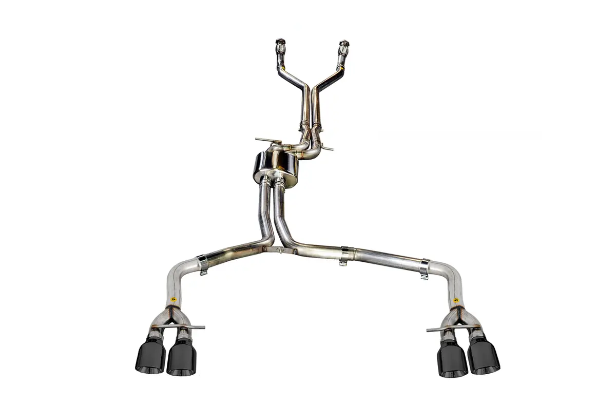Awe Track Edition Exhaust For Audi C7 S7 4.0T - Diamond Black Tips 1