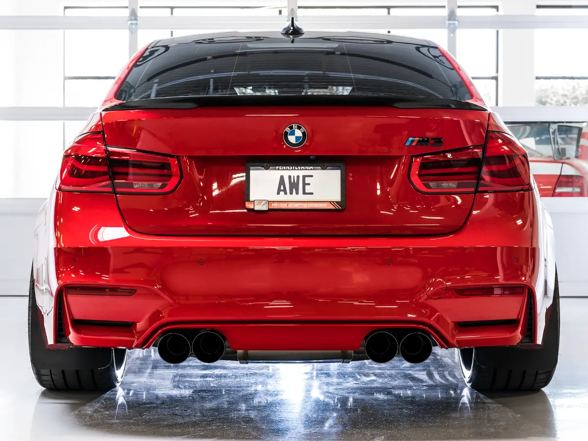 Awe Track Edition Catback Exhaust For Bmw F8x M3/M4 - Diamond Black 2