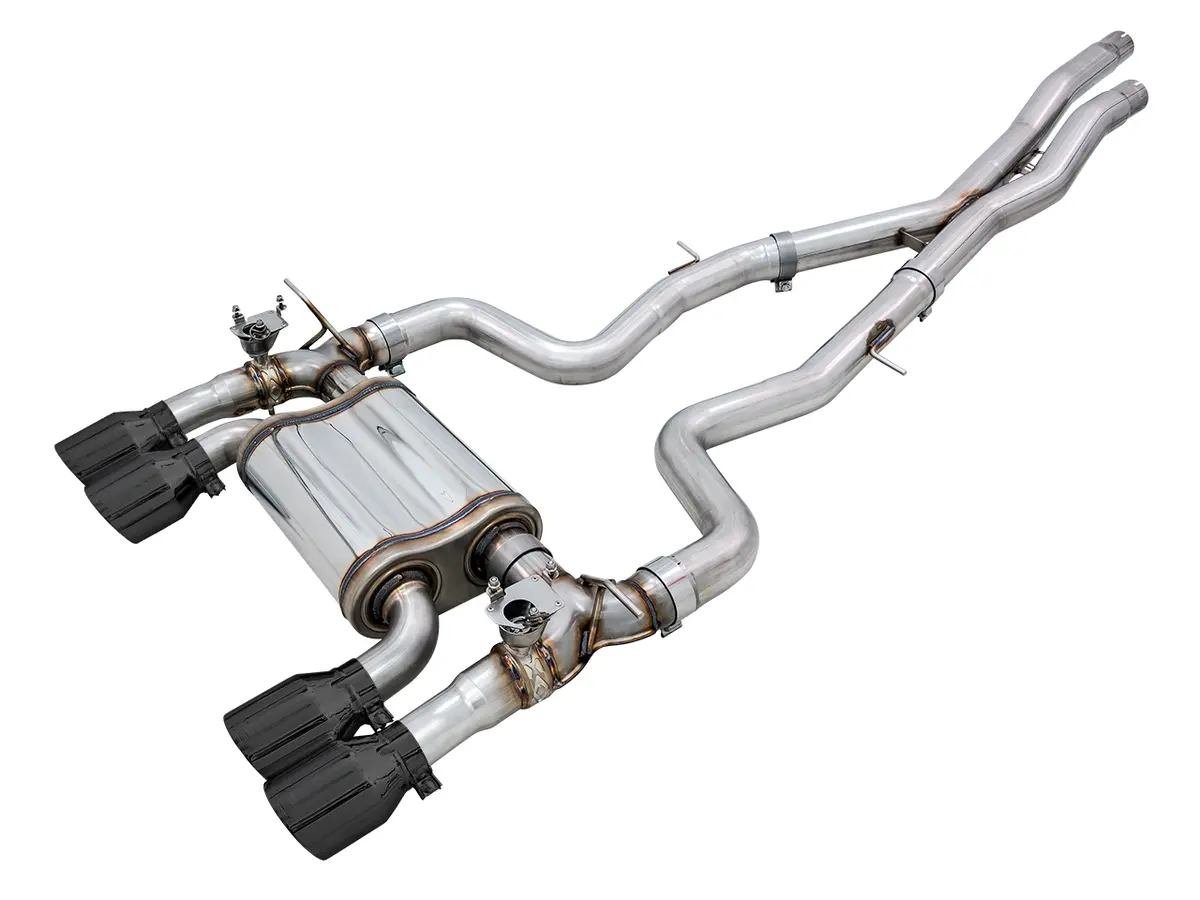 Awe Switchpath™ Catback Exhaust For Bmw F8x M3/M4 - Diamond Black Tips 1