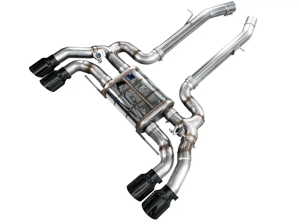 Awe Switchpath™ Axle-Back Exhaust For Bmw F97 X3m Awd - Diamond Black Tips 1