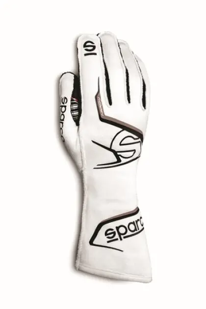 Sparco Competition Gloves Arrow - White/Black - Size 12 (X-Large) 1