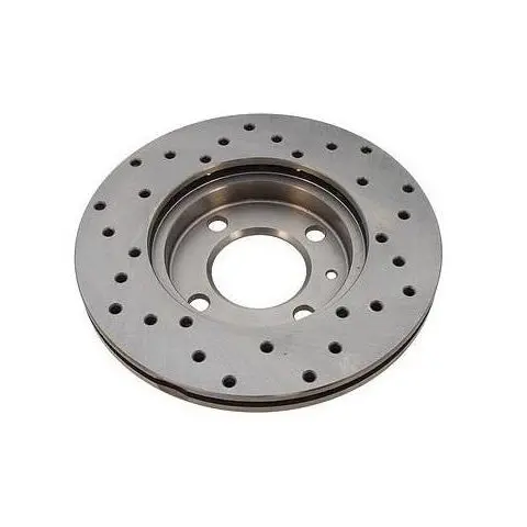 9.4" 4X100 Vented Front Crossdrilled Rotors 1