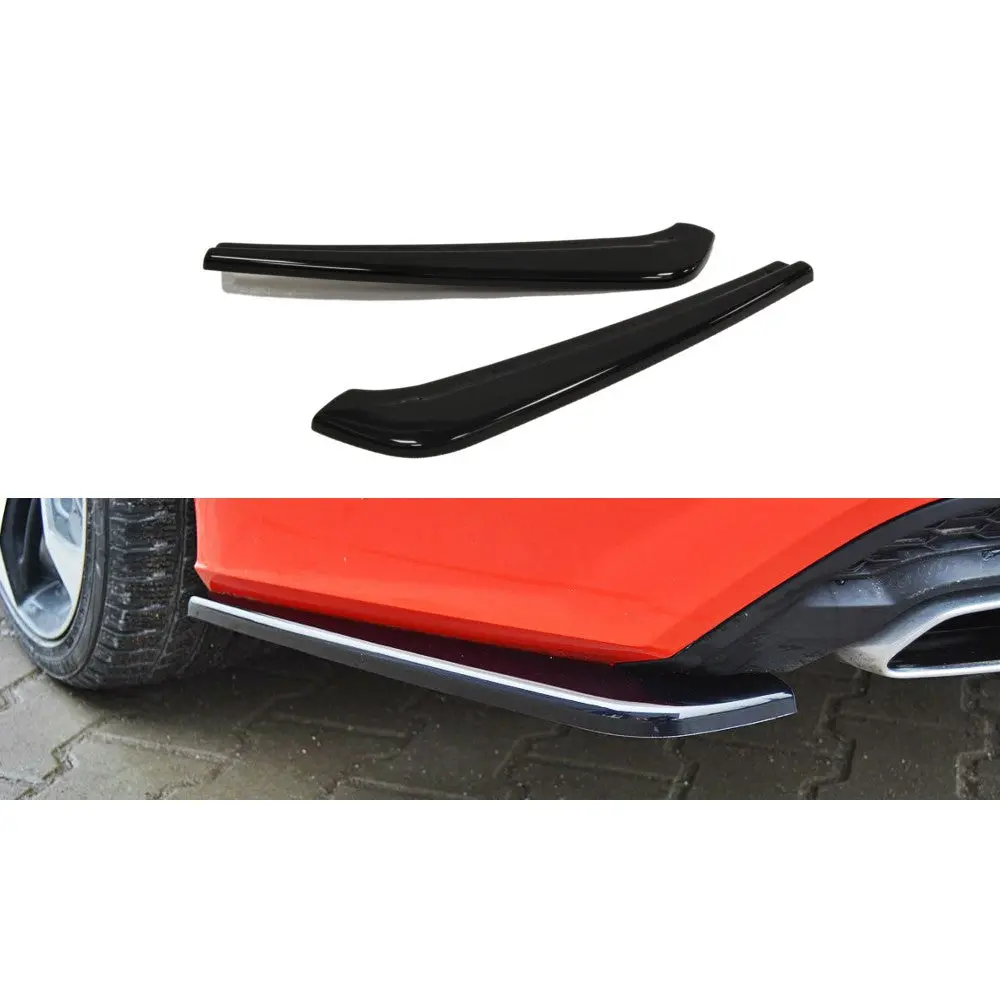 Maxton Design Rear Side Splitters Audi A7 S-Line (Facelift) 1