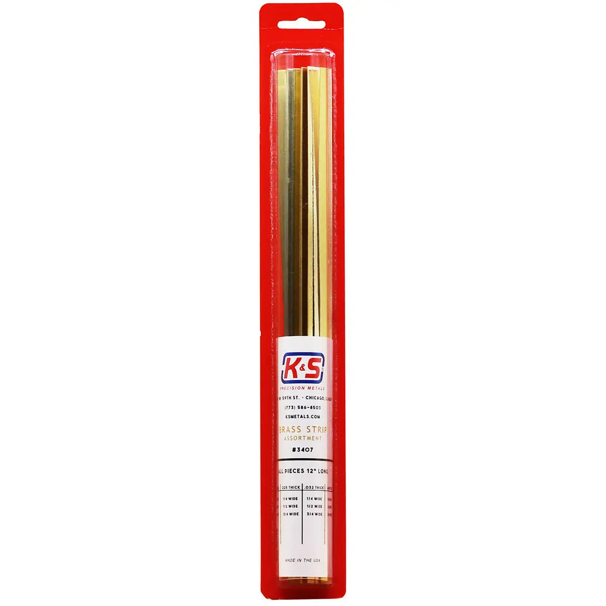 Brass Strip Assortment 1