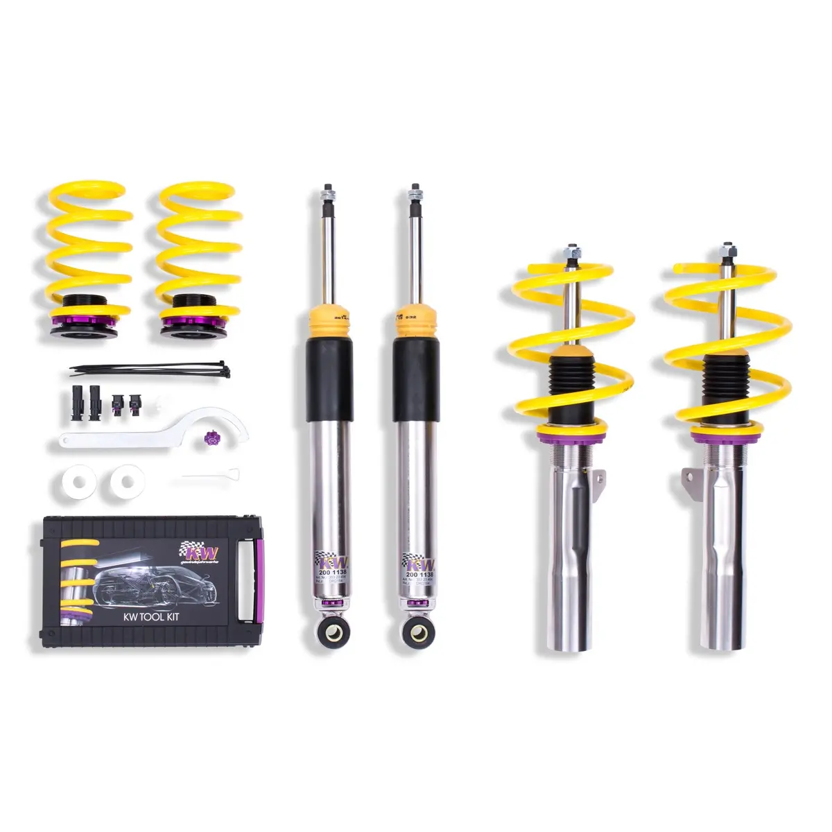 Kw Coilover Kit V3 - Mini Cooper (F56) Hardtop, With Dynamic Damper Control (Includes Edc Cancellation Kit) 1