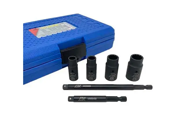 Cta Tools Socket Set - 1/4" Drive 6-Piece Mini Flip Socket Set 2