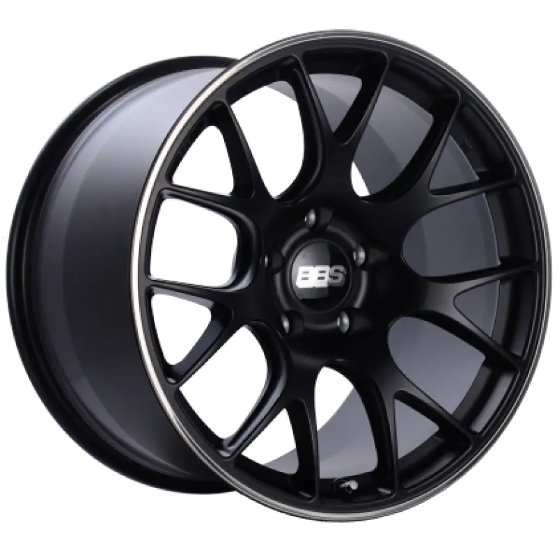 Bbs Ch-R 20X8.5 5X112 Et40 Satin Black Polished Rim Protector Wheel -82Mm Pfs/Clip Required 1