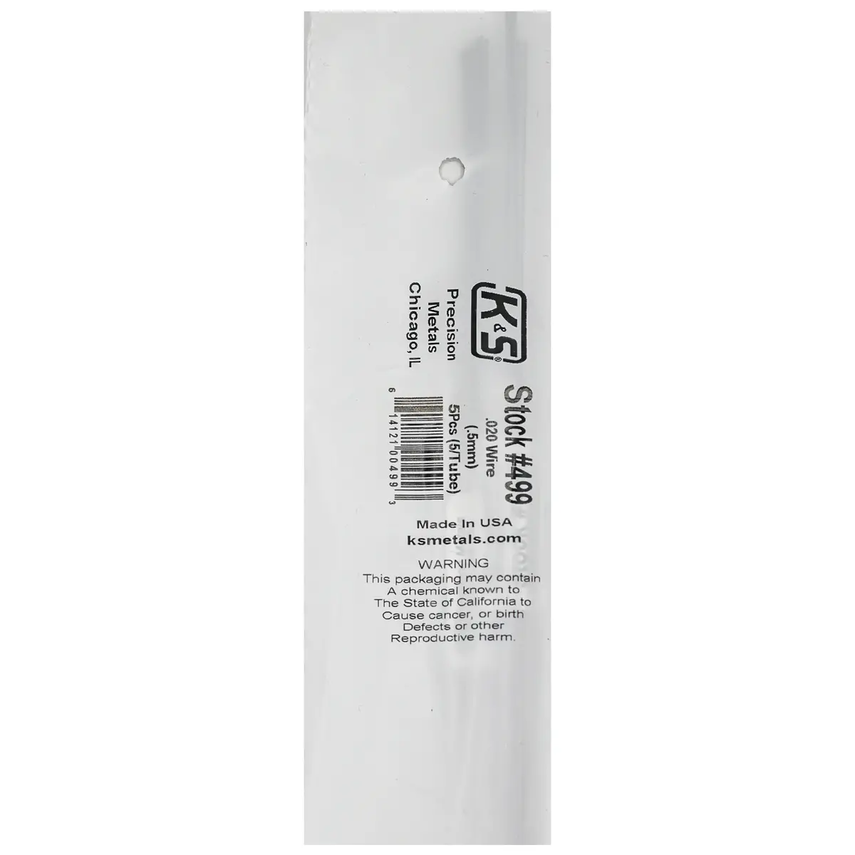 Music Wire: 0.020" Od X 36" Long (1Pc) 1