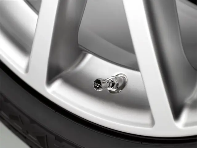 Audi Valve Stem Caps With Audi Rings Logo 1