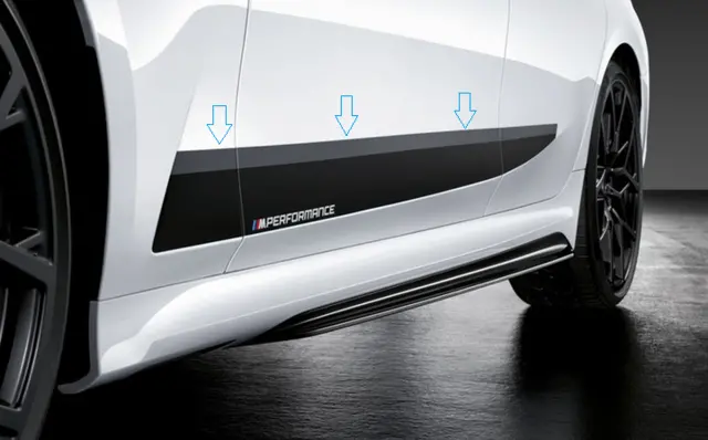 M Performance Rocker Panel Matte Vinyl - G20 330I/M340i 1