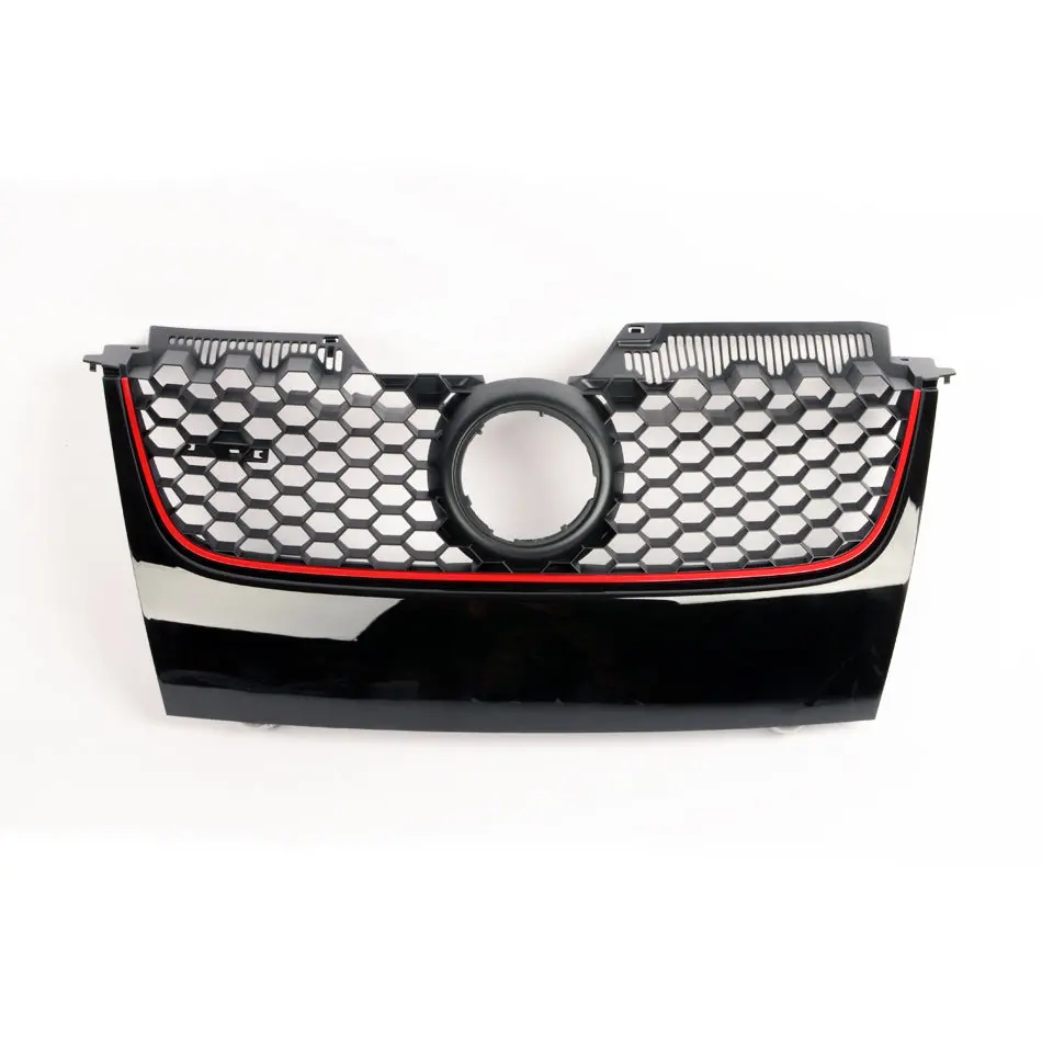Mk5 Gti / Gli Honeycomb Badged Grille (Red Stripe) 1