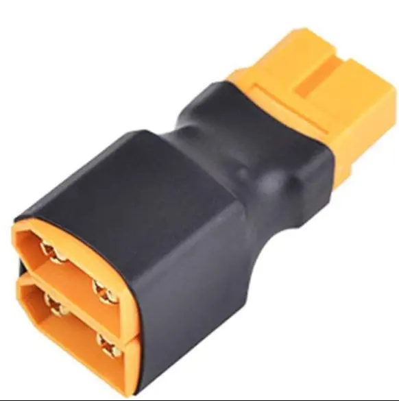 Xt60 Xt-60 Parallel Connector 1 Female To 2 Male 1
