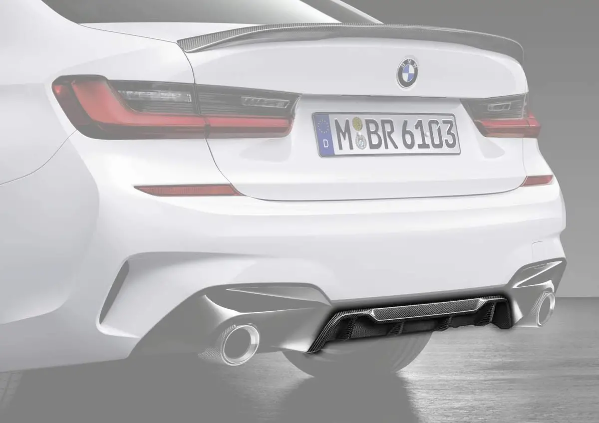 M Performance Rear Diffuser, Carbon Fiber - G20 330I/M340i 1