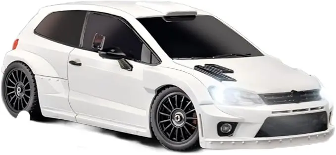 Ld2801 Mini Rc Drift Car 1/28 Scale Rtr Remote Control 4Wd (White) 1