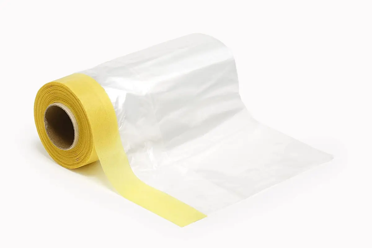 Masking Tape W/Plastic Sheeting 150Mm 1