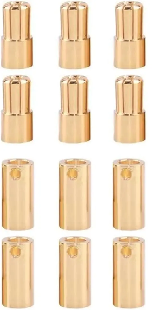 Gold Bullet Connector Set, 6.5Mm 1