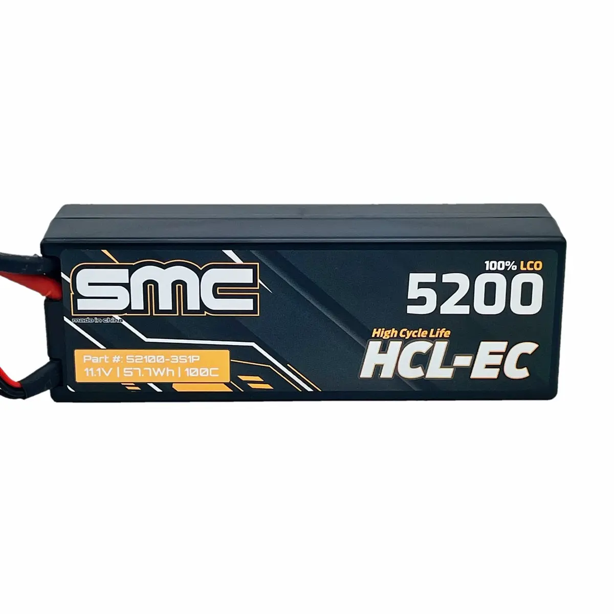 Smc Hcl-Ec 11.1V 5200Mah 100C Wired Hardcase Trx 1