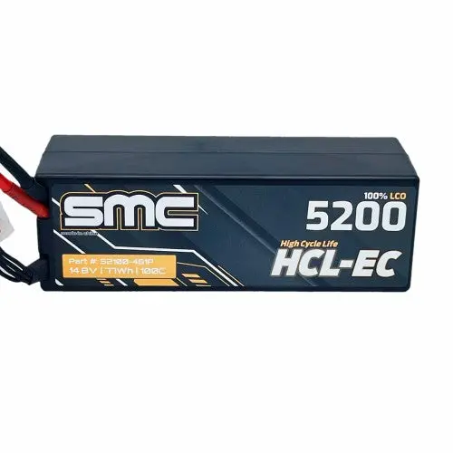 Smc Hcl-Ec 14.8V 5200Mah 100C Hardcase Ec5 1