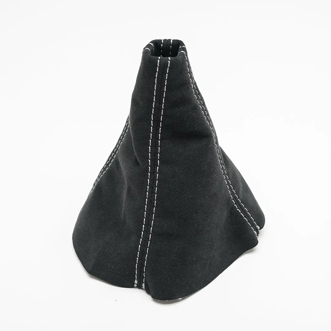 Bfi Corrado Manual Shift Boot (Black Alcantara / Silver Stitch) - Clearance 1