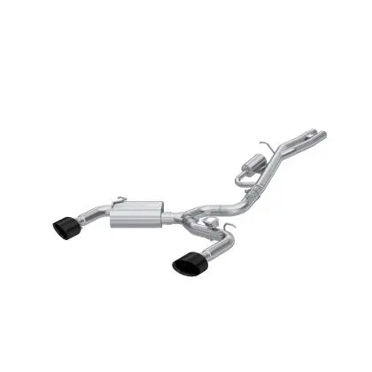 Mbrp 8V Rs3 Catback Exhaust System W/ Oval Black Chrome Tips 1