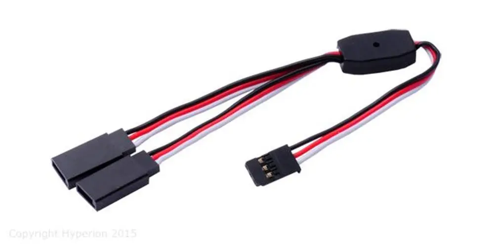 Hyperion Hp-Wr-Fu300y Standard Servo Y Connector Harness 300Mm (Futaba) 1