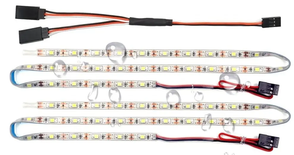 Waterproof Led Light Strips For Rc Cars Underglow  Or Plane Wings White 1