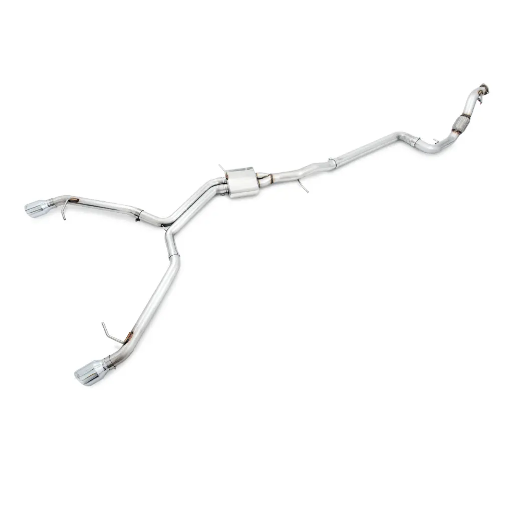 Awe Track Edition Exhaust For B9 A4, Dual Outlet - Diamond Black Tips (Includes Dp) 1