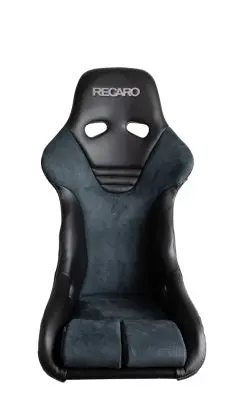 Recaro Rs-G Motorsport Seat - Black Leather/Grey Alcantara (4/5/6 Point Belt) 1