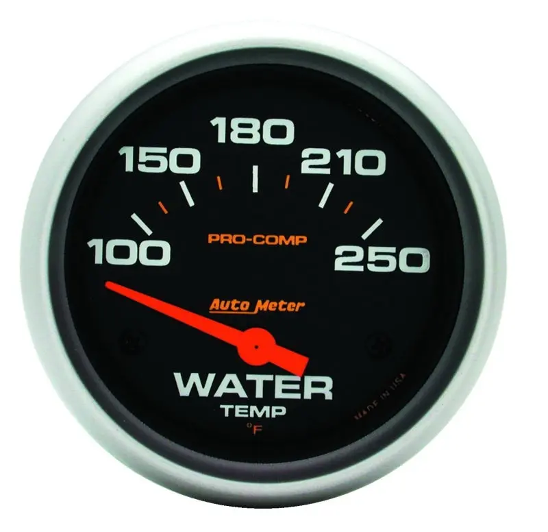 2-5/8" Water Temperature, 100-250 °F, Air-Core, Pro-Comp 1
