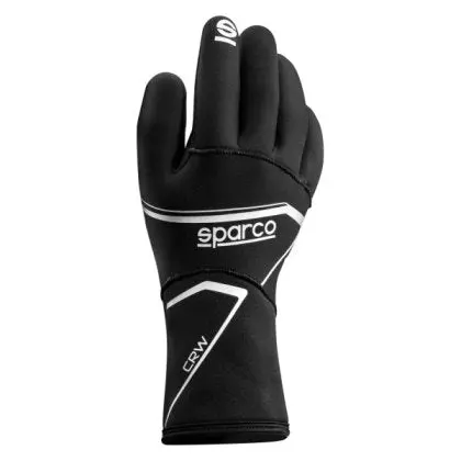 Sparco Competition Gloves Crw - Black - Size 11 (Large) 1