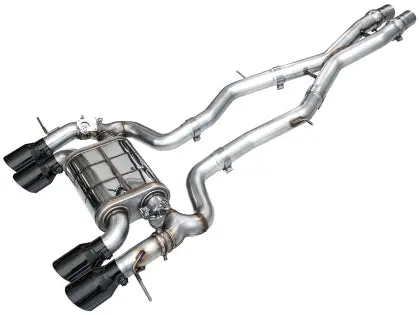 Awe Switchpath™ Exhaust For Bmw G87 M2 - Diamond Black Tips 1