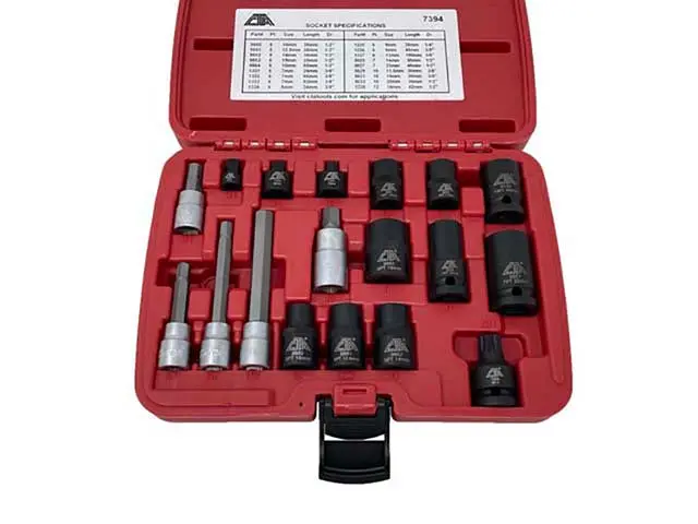 Cta Tools Socket Set - 18-Piece Brake Caliper Socket Set 1